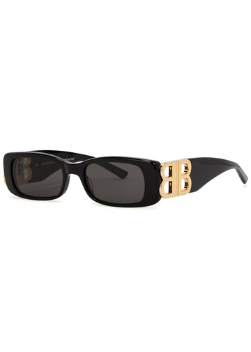 B Rectangle Frame Sunglasses